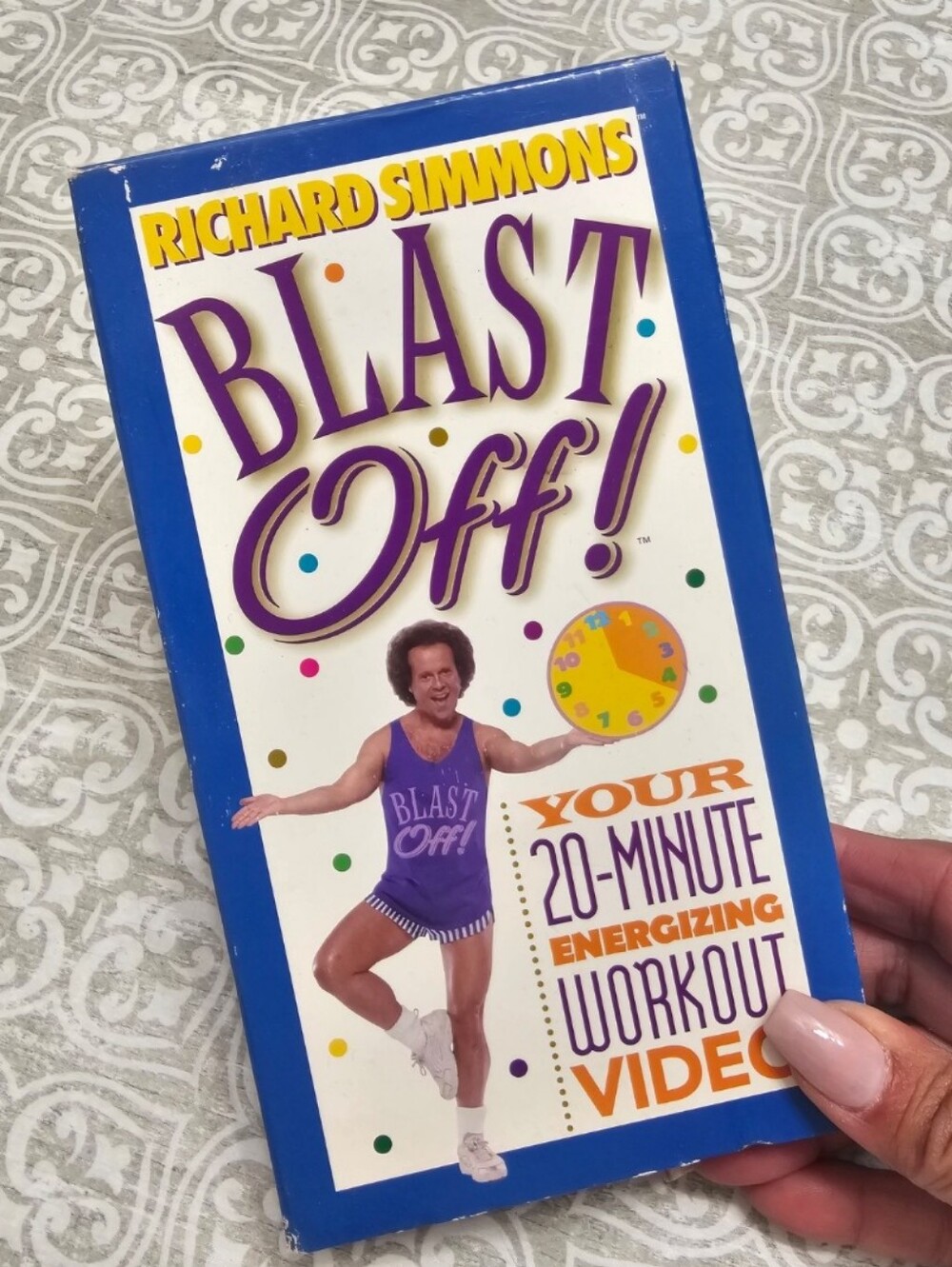 Richard Simmons' Blast Off! Your 20-Minute Energizing Workout Video Pre-owned